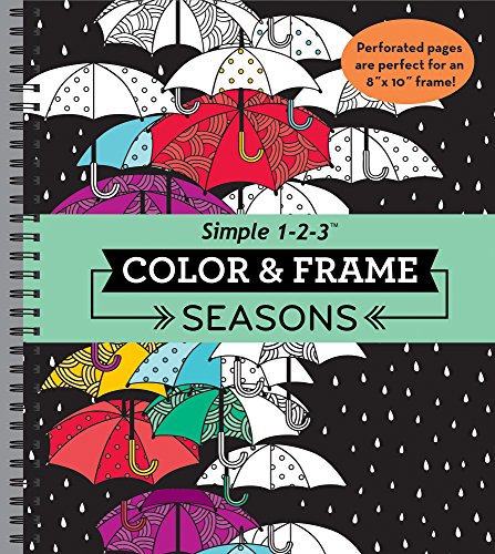 Color & Frame - Seasons (Adult Coloring Book) [Book]